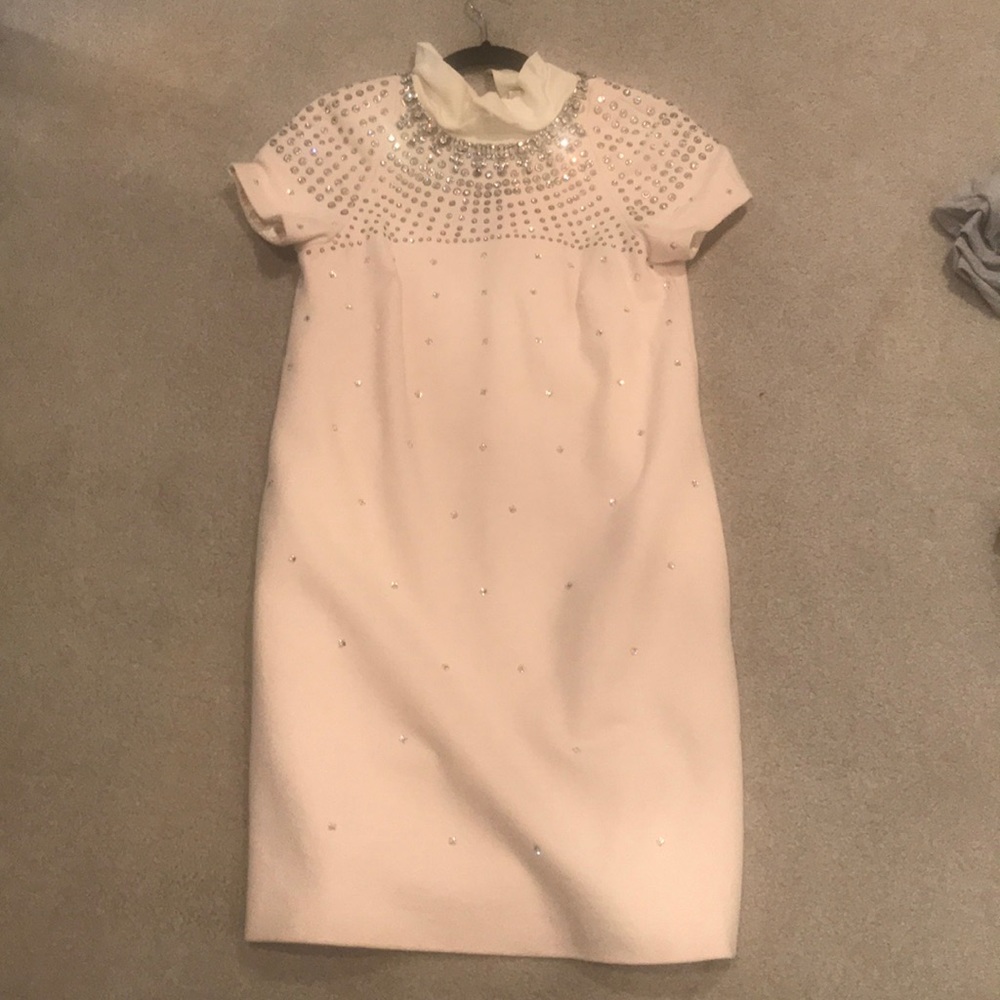 NWT Temperley of London beige wool dress